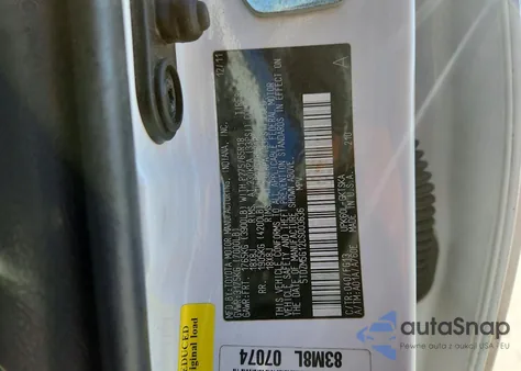 2012 Toyota Sequoia Sr5 z USA, uszkodzony, nr VIN 5TDZM5G12CS003636